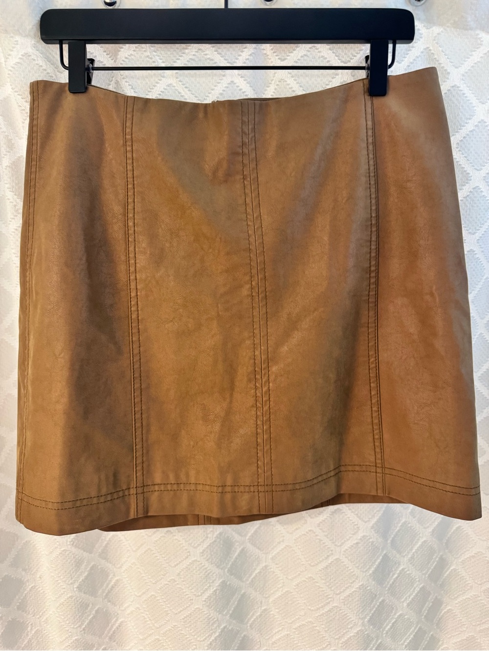 Free People Modern Femme Vegan Leather Mini Skirt